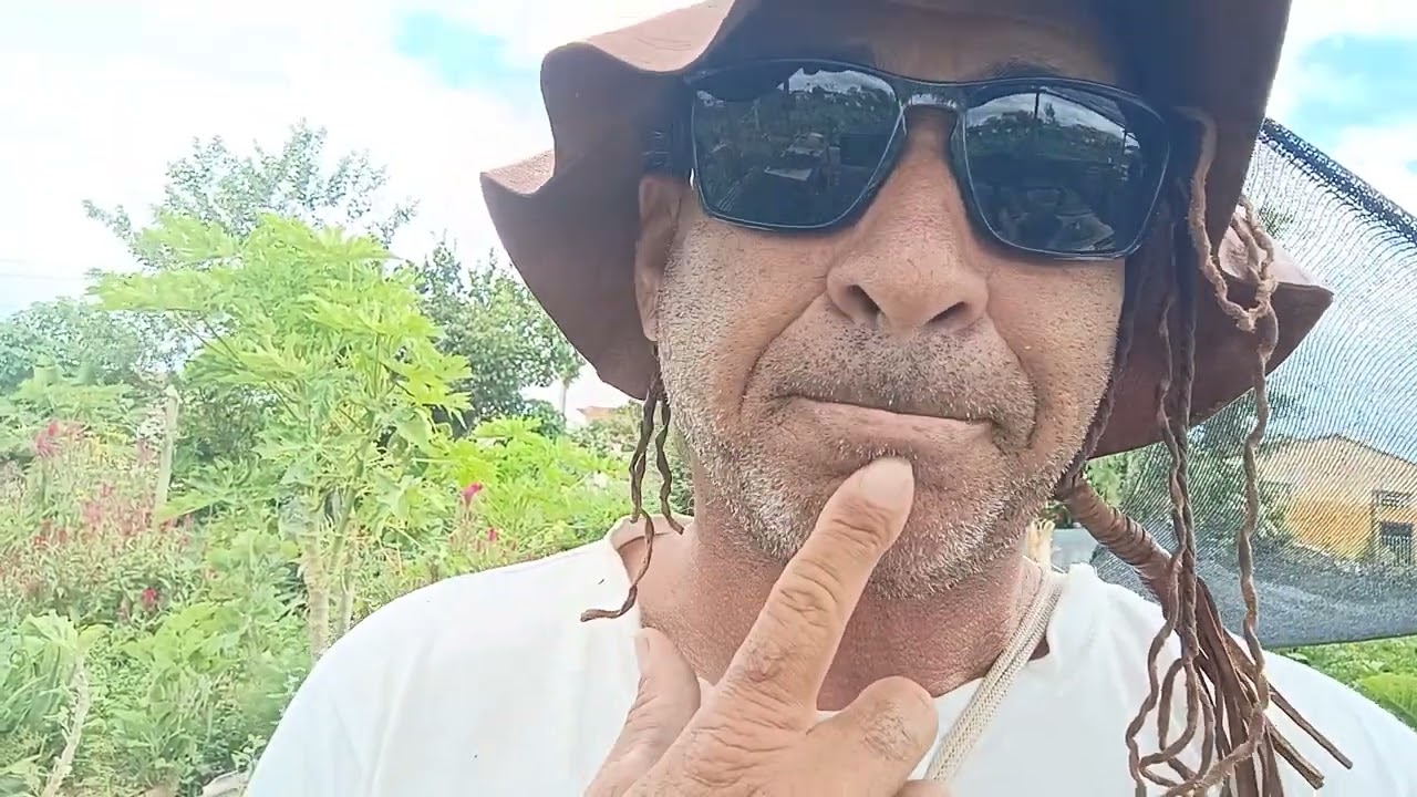Estou aqui na horta comunitária do bairro kadija em Vitória da conquista Bahia