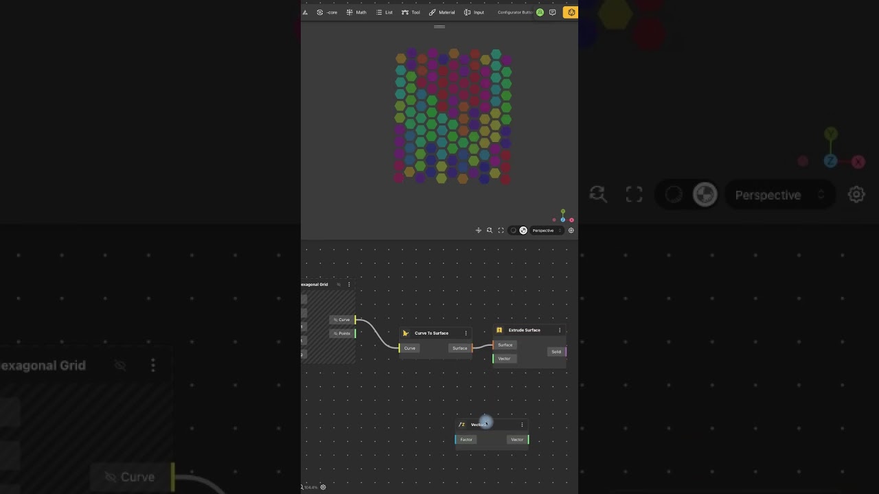 BeeGraphy Online Node Editor for Parametric Modeling