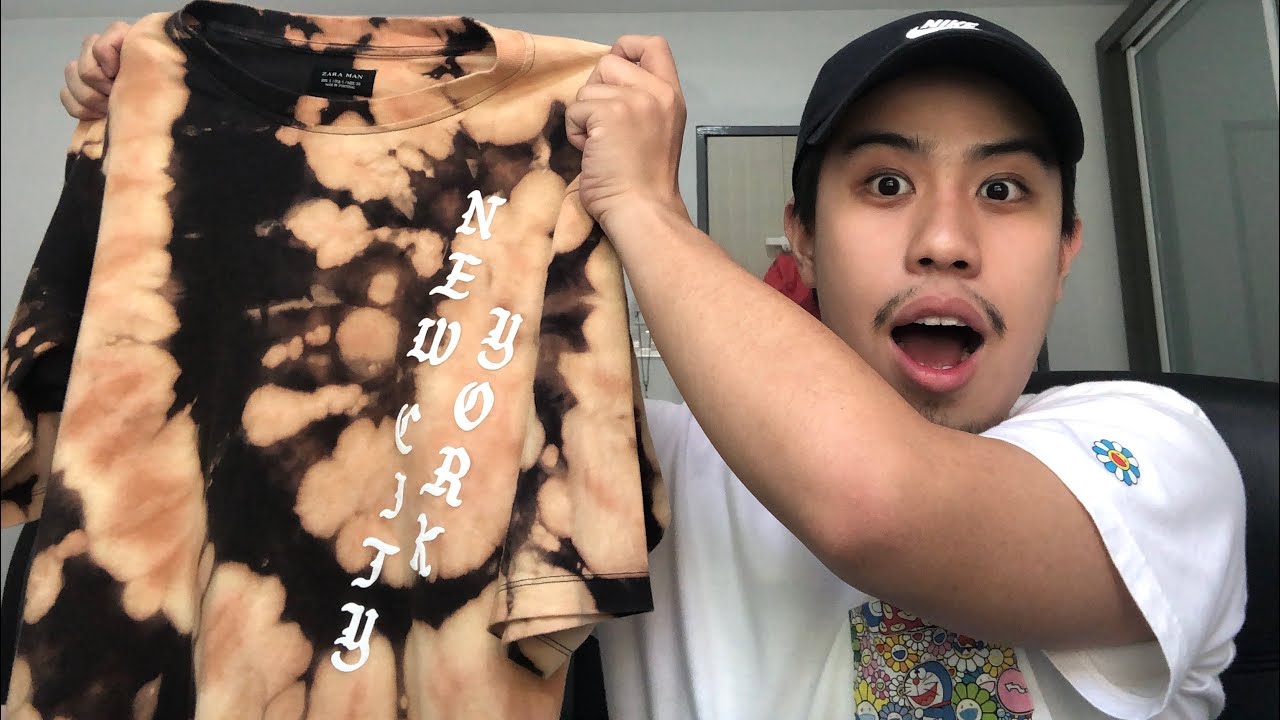 [CC] How to bleach dye T-Shirt in 10 Minutes? #ACIDWASH