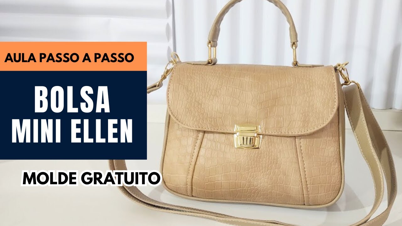 Aula Bolsa Mini Ellen - MOLDE GRATUITO