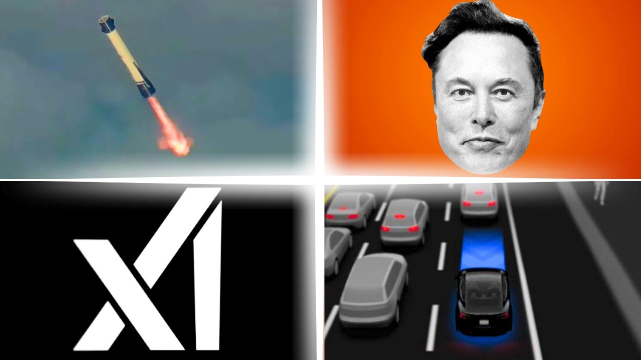 Илон Маск об успехе Blue Origin, Tesla FSD 14.1.7 и изменениях xAI