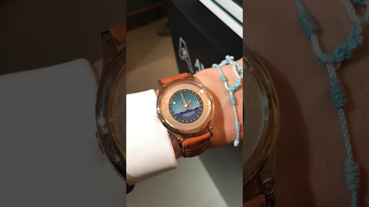 🏞️🎨 The beautiful ANDERSEN GEN&Egrave;VE Celestial Voyager with Enamel dial 🤤😍