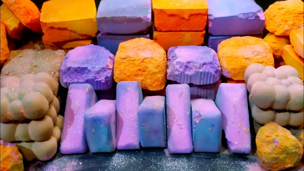 Crunchy Gym Chalk،oddlysatisfying#asmr #crispytexture #satisfying 