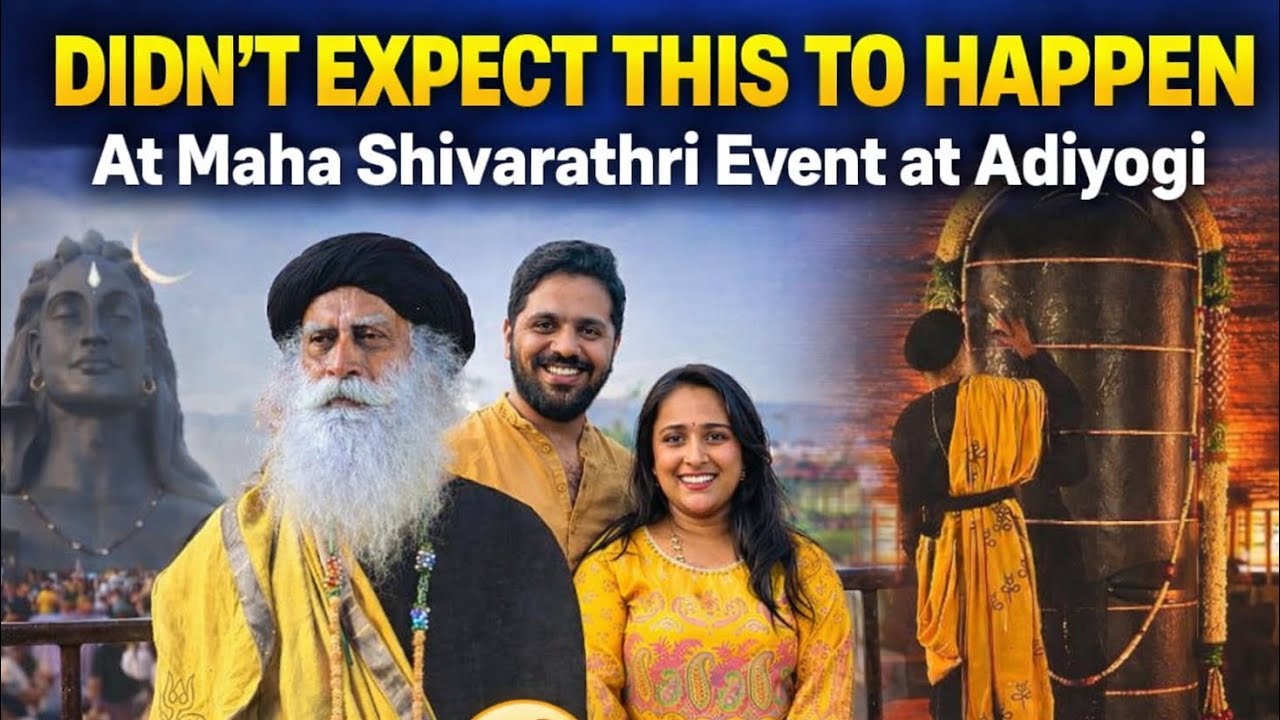 Something Unbelievable Happened at Maha Shivaratri Adiyogi 😳 @PreethiKishanRangdol #prekish 