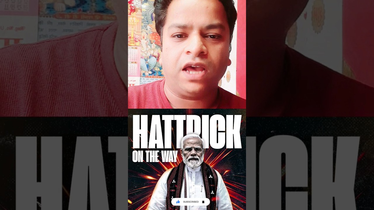 Hattrick for PM Modi becoming prime minister for third time #pmmodi #narendramodi #shortsfeed