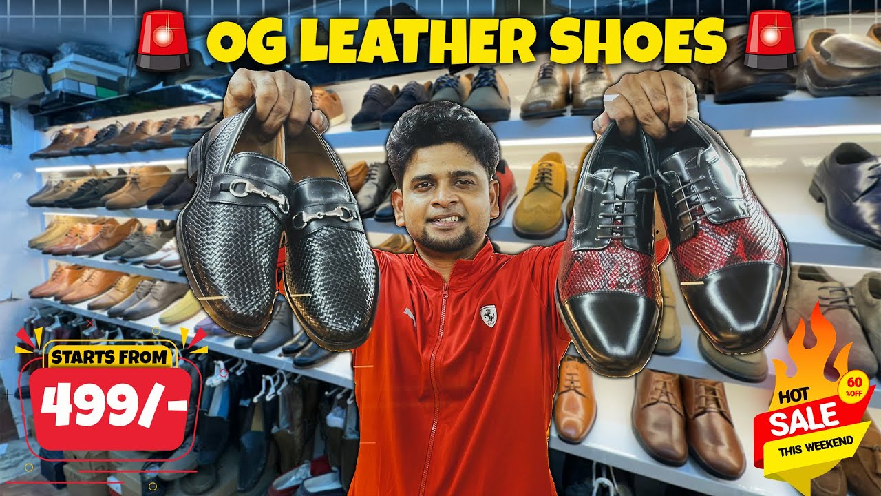 OG Branded Leather Shoes in Periamet 🔥| Chennai’s OG Footwear Spot 👞 | Style That Talks!|Sandy Vlogs