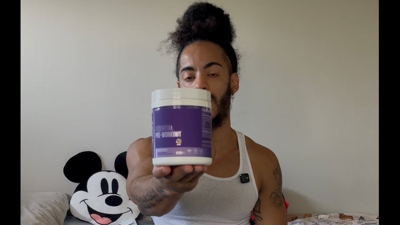 New Review on Chris Bum X Raw Nutrition Essential Pre-Workout Sour Grape Flavor 👌🏽💪🏽🥤🍇