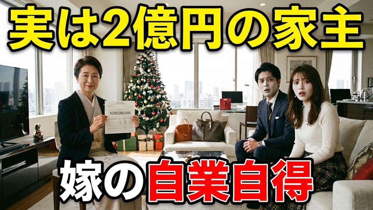 「安物」と笑う嫁に裏の顔を披露…残高8500万と2億の資産に震え上がる