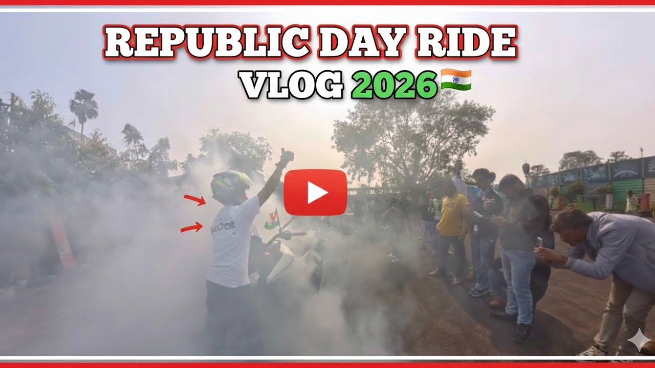 🇮🇳Republic Day Bike Ride & Stunt Show🔥 Shot on 🎥Insta360 X4”