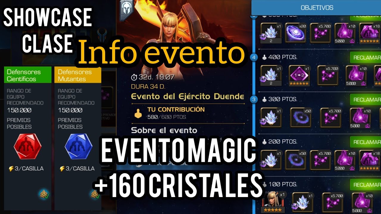 EJERCITO DUENDE +160 CRISTALES | MAGIC 7* | INFORMACIÓN DE EVENTO 