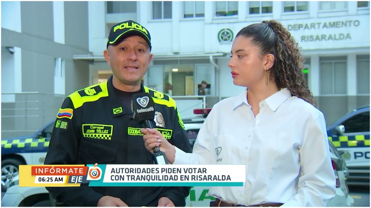 Autoridades refuerzan seguridad en Risaralda para jornada electoral de este domingo