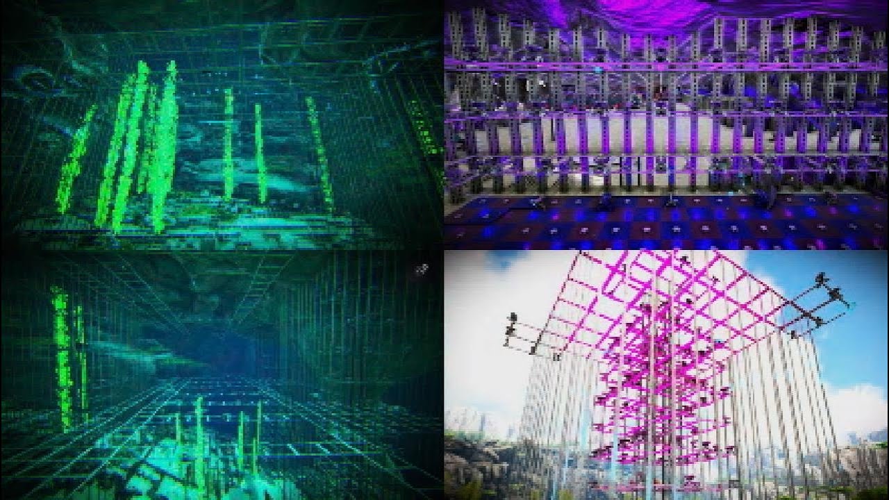 Fattest Triple Waterfall on Console Ark|AFRO GANG|Base Tour on #Knights |Ark unofficial|