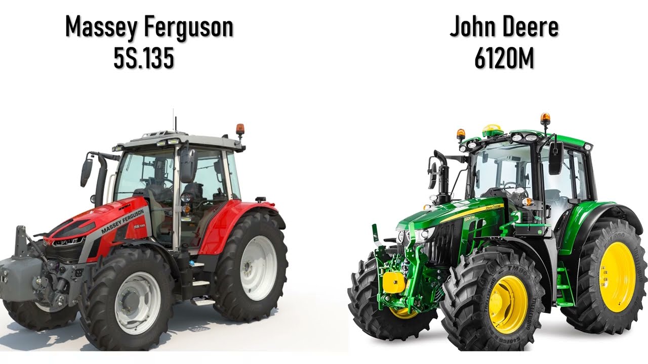 Massey Ferguson 5S VS John Deere 6M