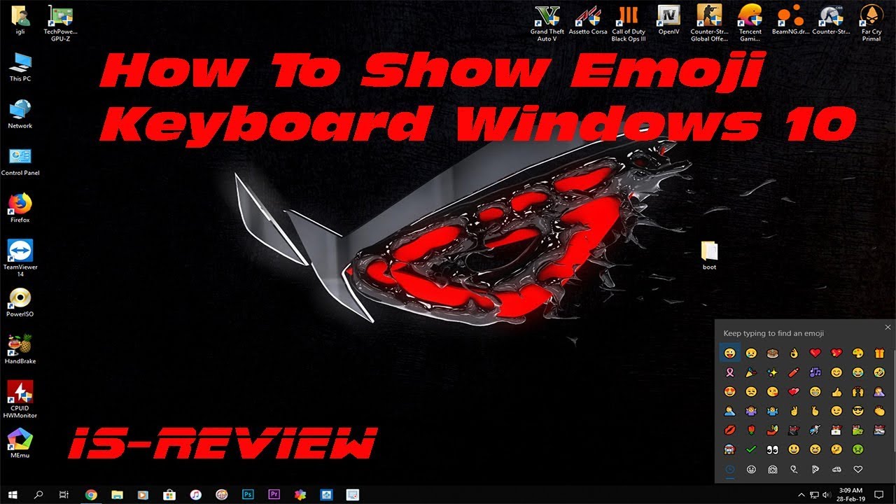 How To Show Emoji Keyboard on Windows 10