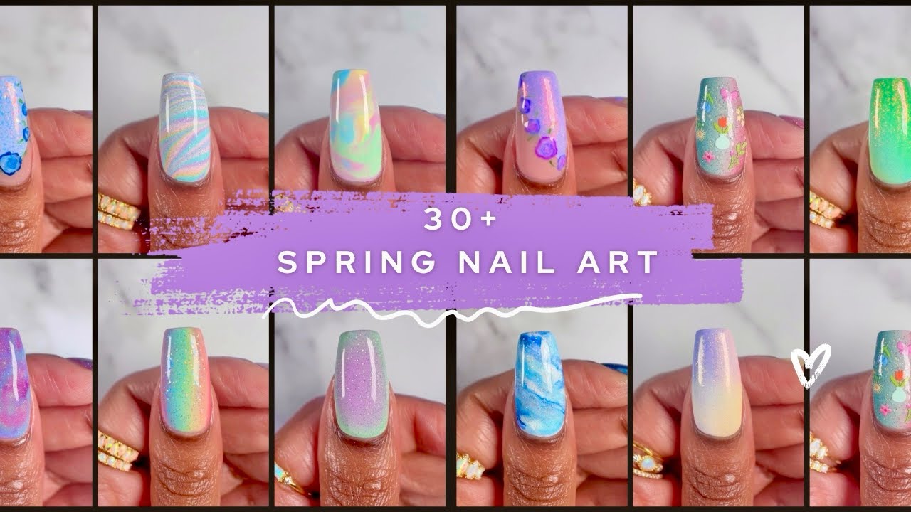 NEW 30+ Spring Nail Art Designs | Cute & Easy Nail Designs 