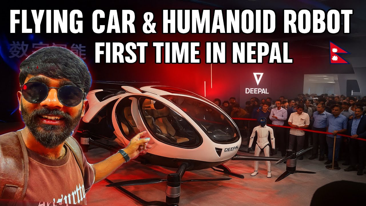 You Missed this Flying Car & Robot Show in Nepal🇳🇵😬