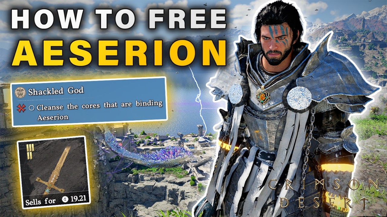 How to Free Aeserion, Defeat Ancients & Cleanse the Cores | The Shackled God Quest ► Crimson Desert