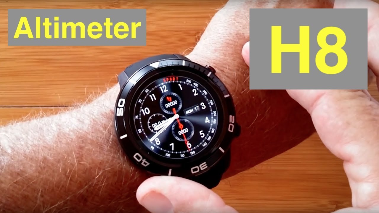 MICROWEAR H8 4G Android 7.1.1 IP68 Waterproof Altimeter, Always Time Smartwatch: Unboxing & 1st Look
