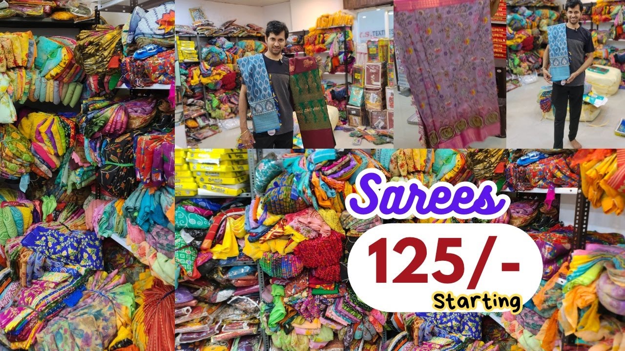 Wholesale sarees shop in Hyderabad || Kala textiles|| Hyderabad sarees || Madina market