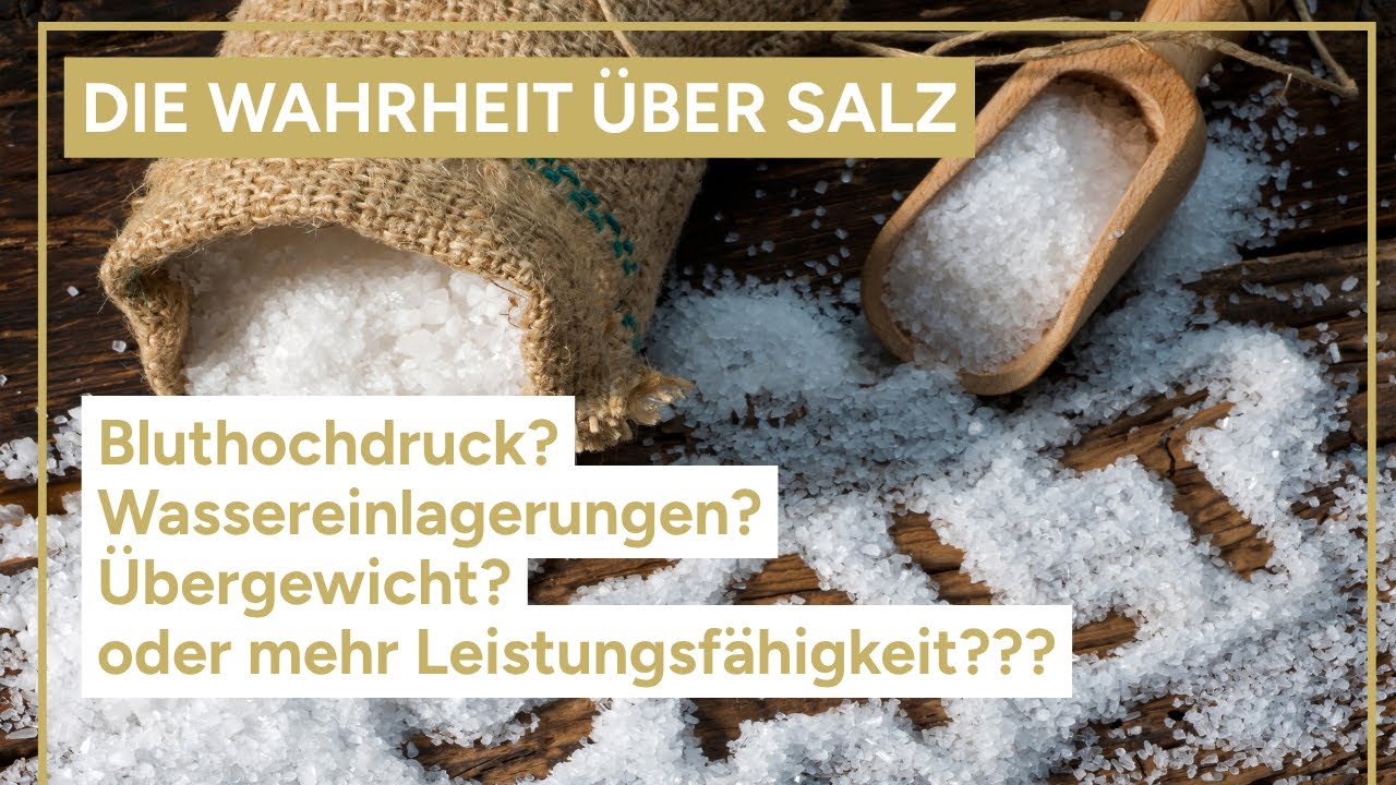 Die Salzlüge - Warum Salz essentiell für deine Gesundheit ist