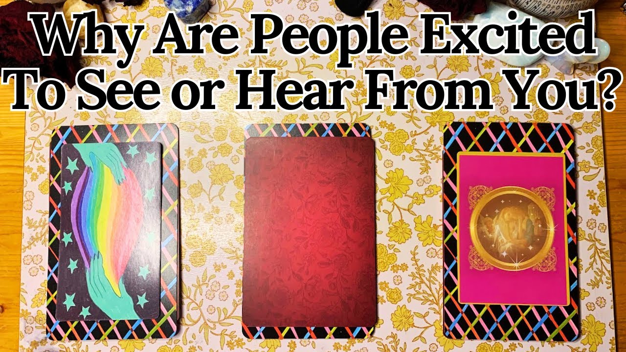 Why Are People Excited To See You? Collab w/ @tarotyogivinit & @spiritualbeasttarot  Pick A Card