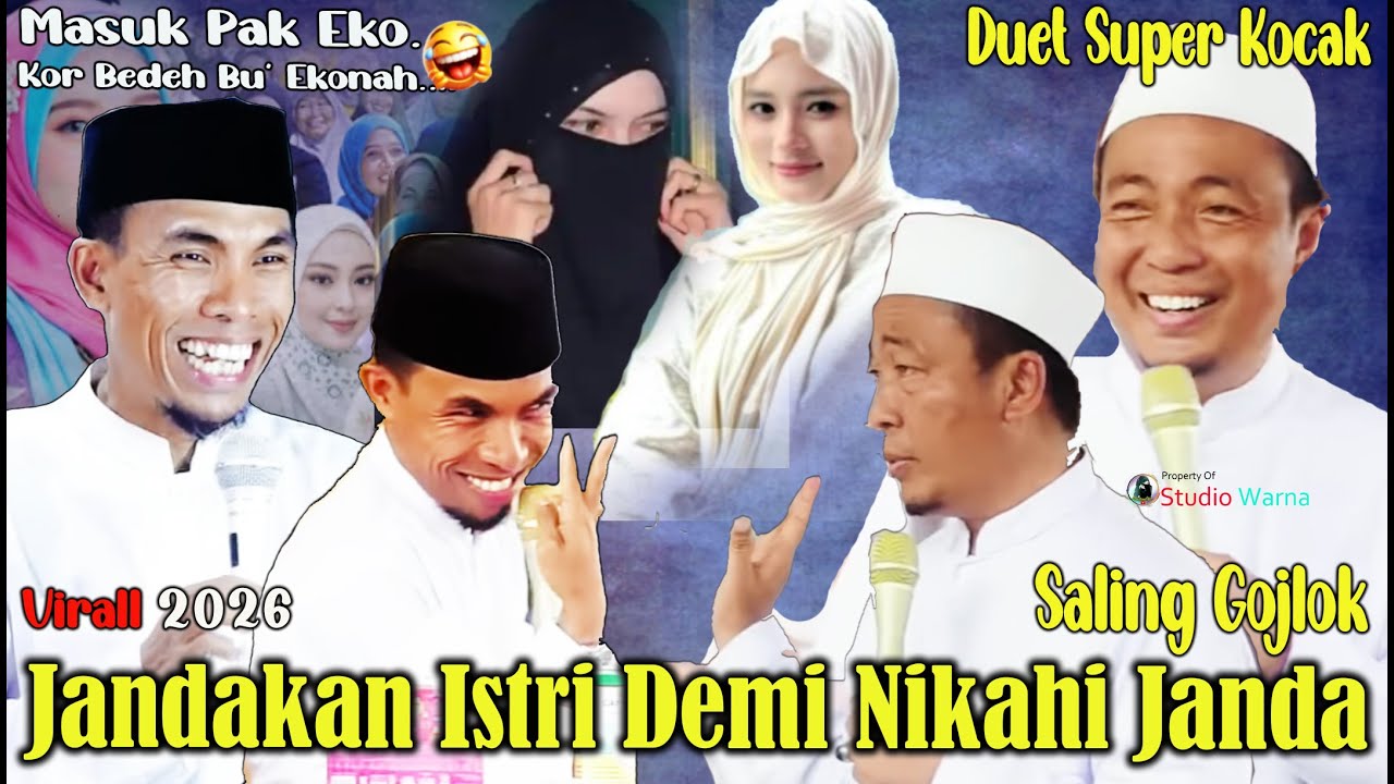 CERAMAH DUET PALING KOCAK SEDUNIA🤣 KH KHOLIL YASIN KH MUSLEH ADNAN TERBARU 2026 (MALU2 NGOCOL VALEN)