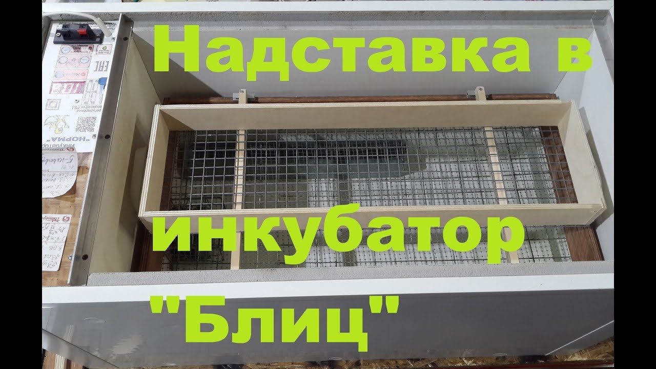 Доработка инкубатора Блиц. Надставка для 30 - 35 яиц.