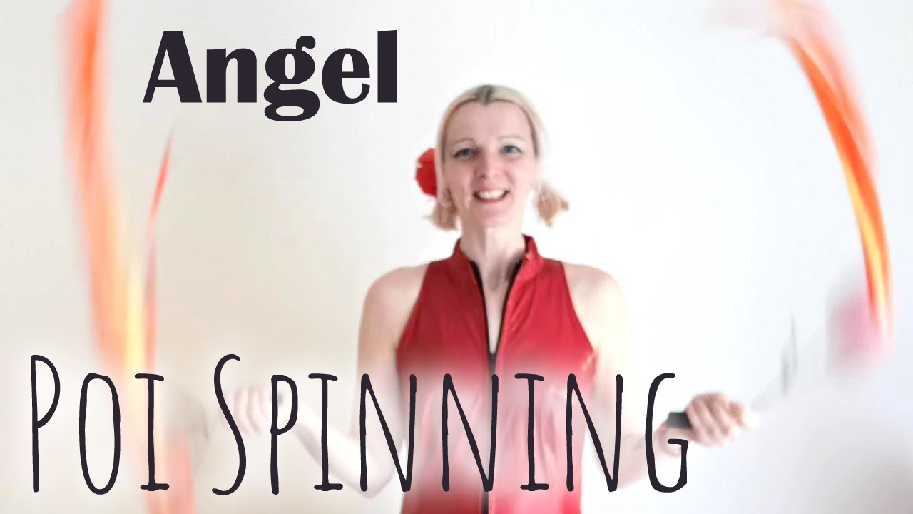 BEHIND YOUR BACK POI SPINNING | Beginner Poi Spinning EASY STEPS | Learn 'ANGEL' move