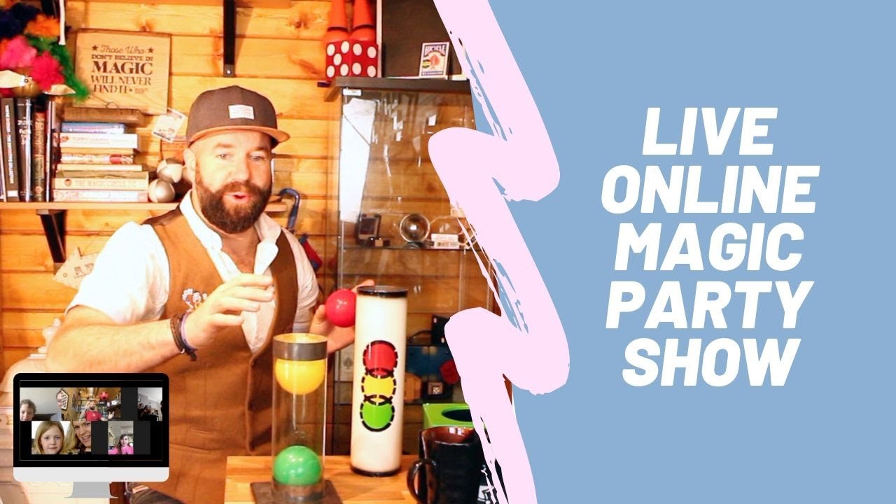 Online Magic Party Show From Zoom Live Magic