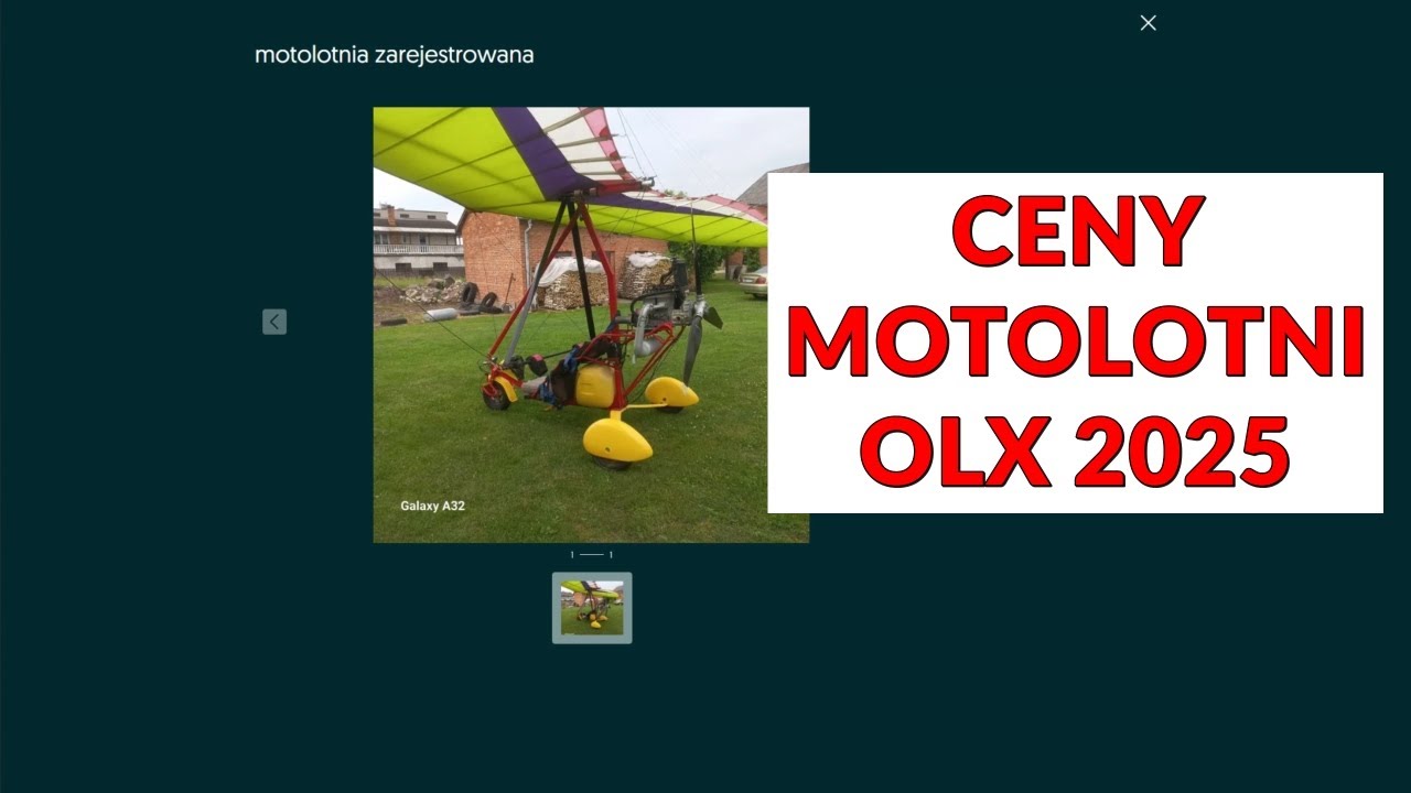 #43 Motolotnie na OLX &mdash; rynek, ceny i moje obserwacje | Motolotnie Mazury