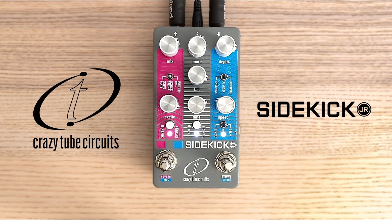 Crazy Tube Circuits Sidekick JR - Delay, Reverb, Modulation