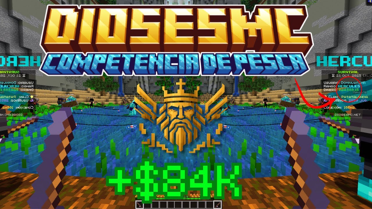COMPETENCIA DE PESCA EN DIOSESMC!!🎣 (Server de Vegetta y Willy) #8