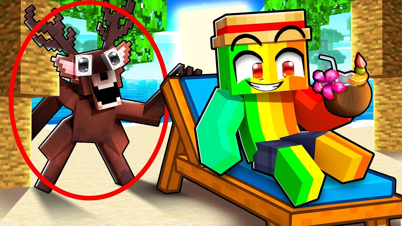 99 Nuits M’a SUIVI en VACANCES sur Minecraft !