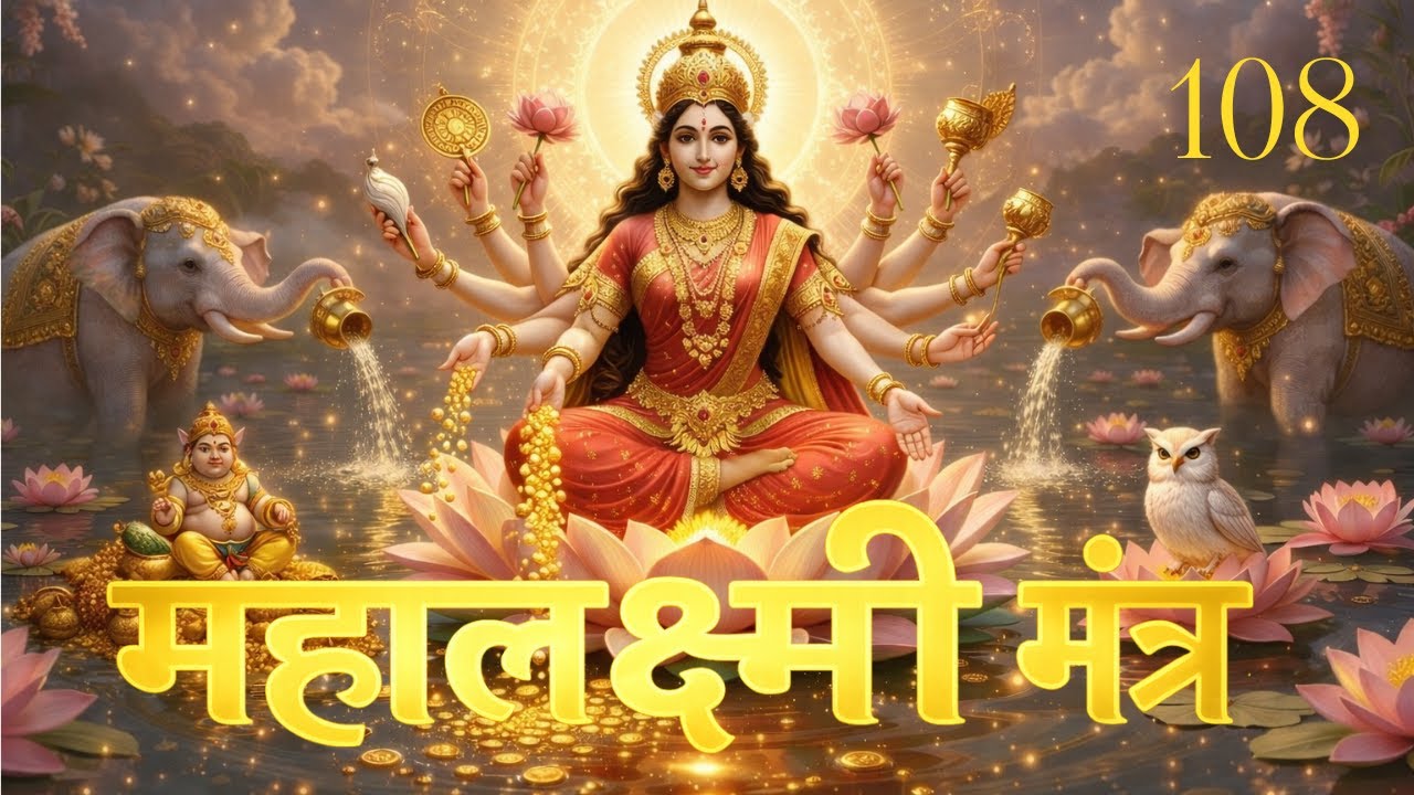 Lakshmi Mantra 108 Times Fast Jaap for Money, Wealth and Prosperity | ॐ महालक्ष्मी नमो नमः