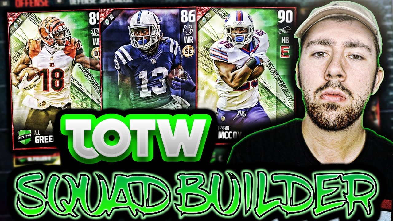 TOTW SQUAD BUILDER! SICK ELITES! | MADDEN 17 ULTIMATE TEAM SQUAD BUILDER