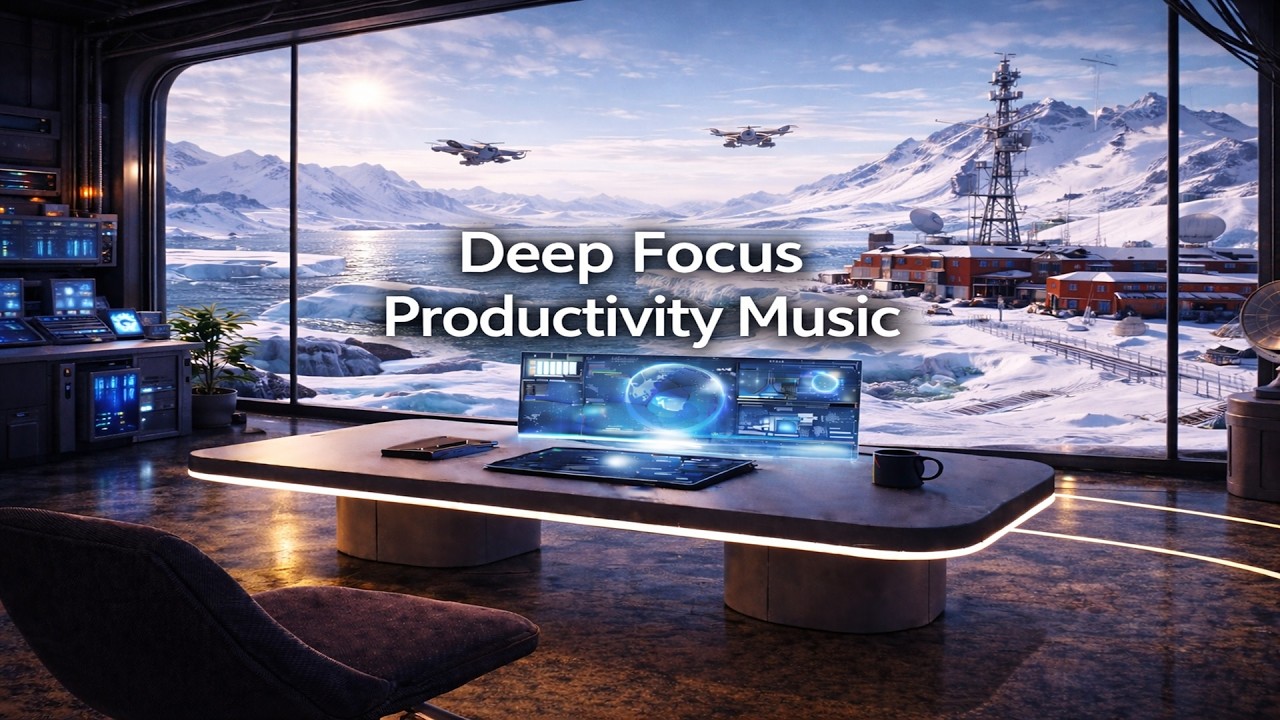 Deep Focus Productivity Music • Ambient Music for Maximum Concentration • Deep Work Atmosphere