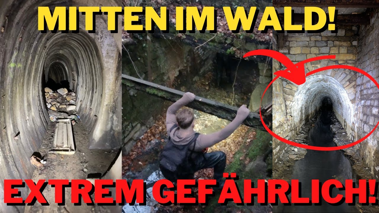 LOSTPLACE // GEHEIMENS ⛔ Loch 🕳️ im WALD 🌳 führt zu unterirdischen KATAKOMBEN! 😱