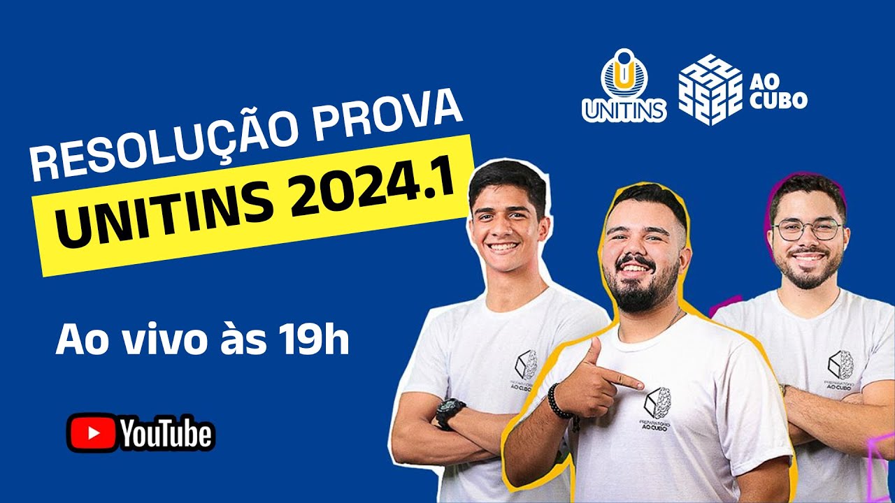UNITINS 2024.1 | RESOLUÇÃO PROVA DE EXATAS