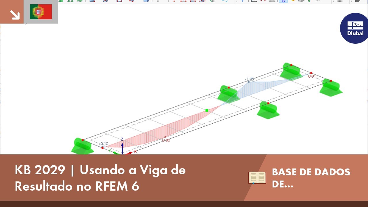 Usando viga de resultado no RFEM 6