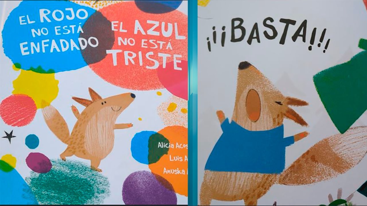 El rojo no está enfadado 😡 el azul no está triste 😥