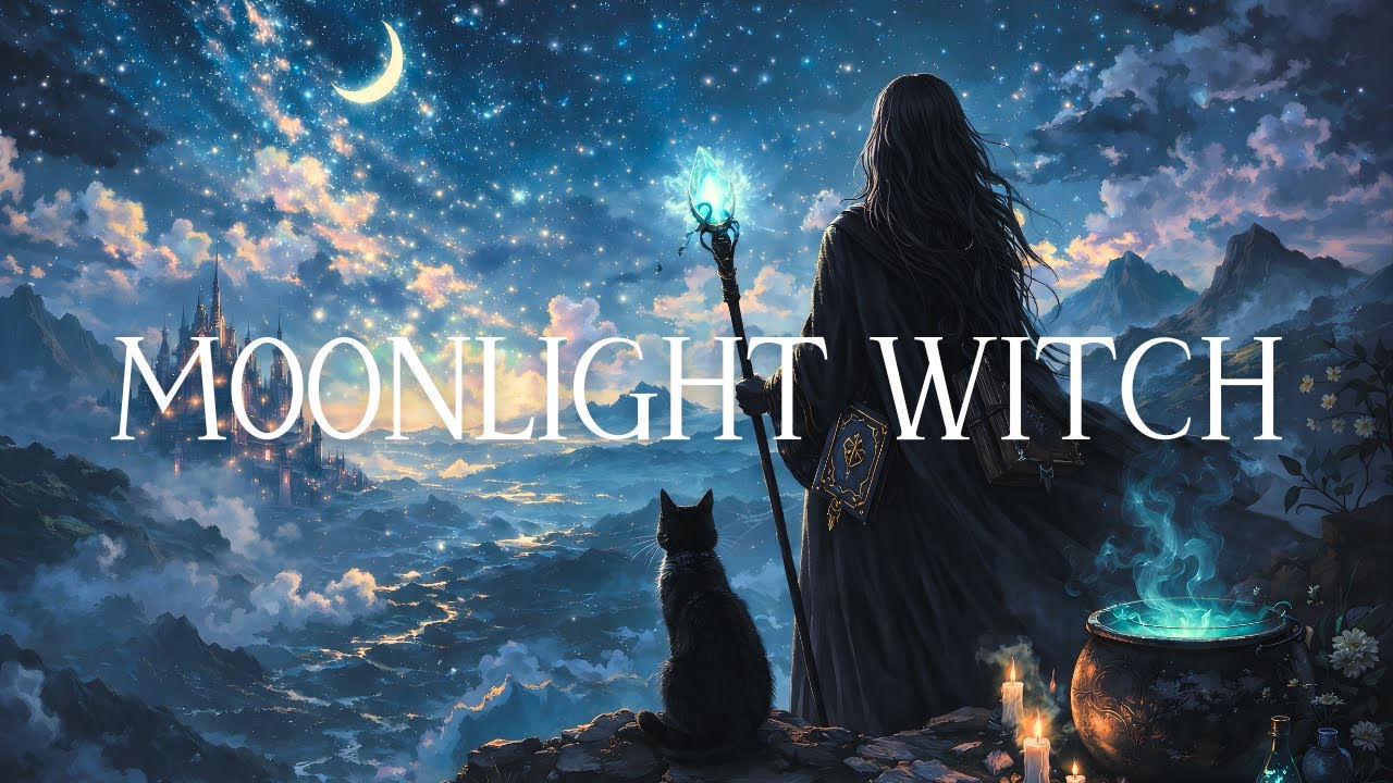 Dark Witch Ambient Soundscape for Focus & Rituals | Moonlight Witch