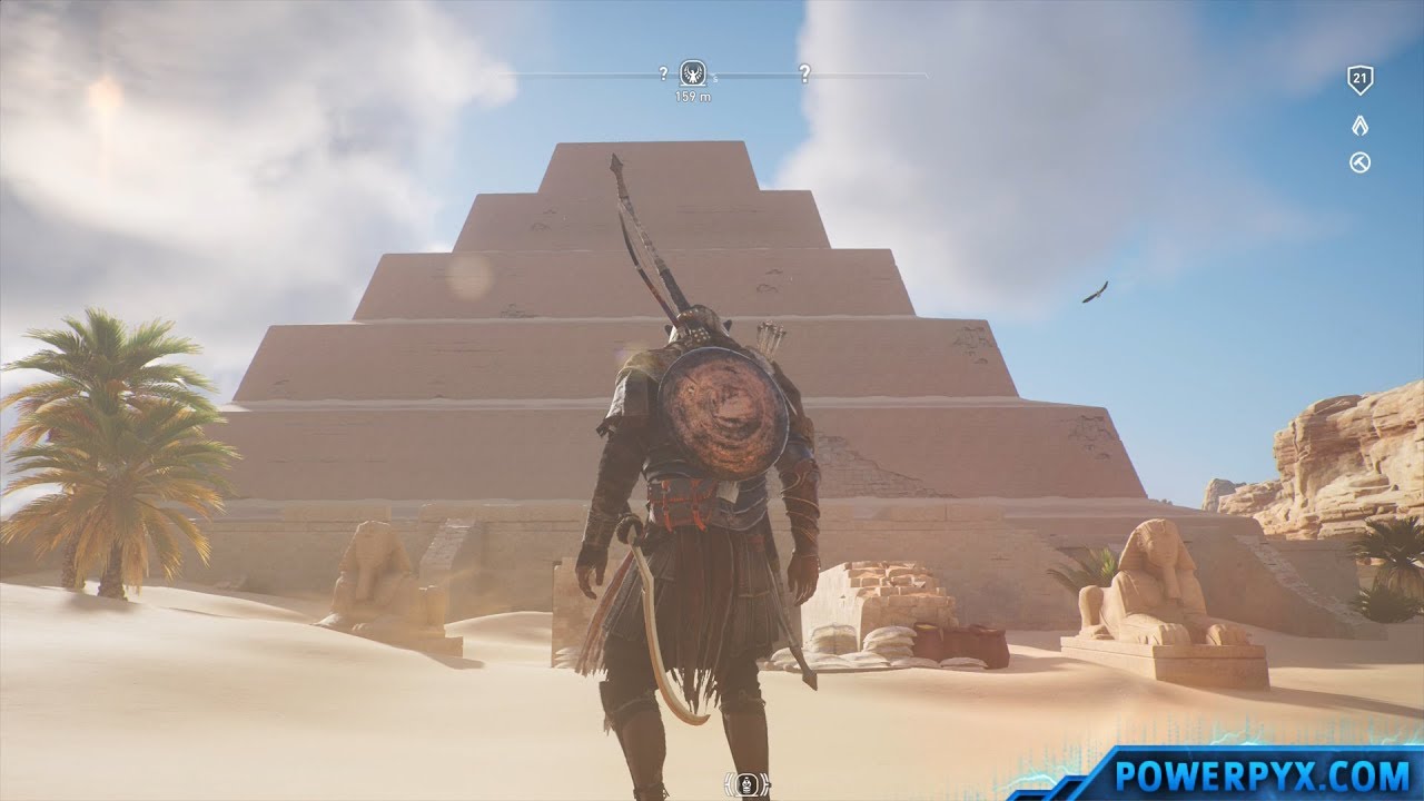 Assassin's Creed Origins - Tomb of Djoser Walkthrough & Location (Pyramid of Djoser Tomb)