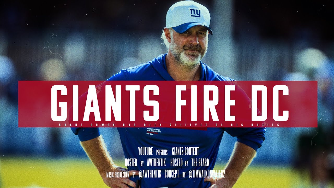 Giants Lose 34-27: Bowen Fired! My Conversation With Wink Martindale