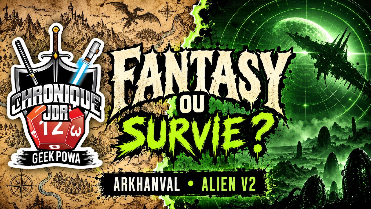 📢 Chronique #jdr live 🎲🎙️🔥 -= 26 janvier 2026 =- #News #jdr -  Arkhanval & Alien V2
