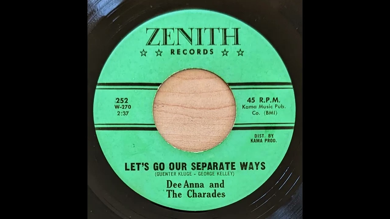 Dee Anna and The Charades - Let's Go Our Separate Ways (1964)