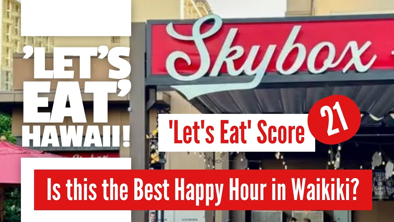 Hawaii Travel Tips: Let's Eat #20 - Waikiki Happy Hour - Best Bars in Waikiki #hawaii #hawaiitravel