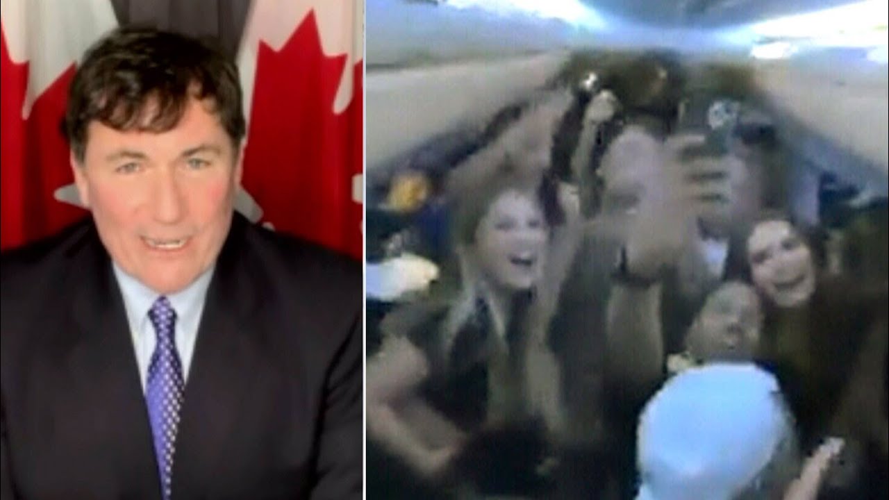 Maskless airplane party full of Quebec influencers 'appalling': LeBlanc