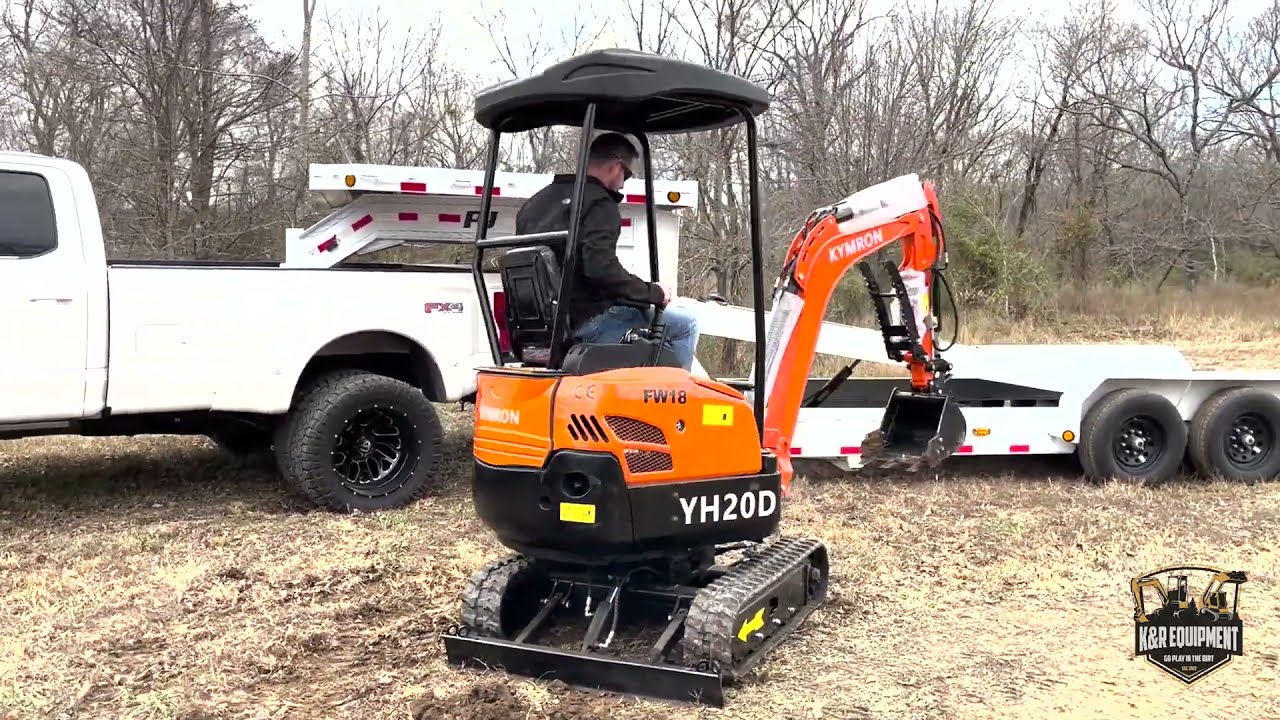 KYMRON YH20D Mini Excavator w/ Diesel Kubota Engine