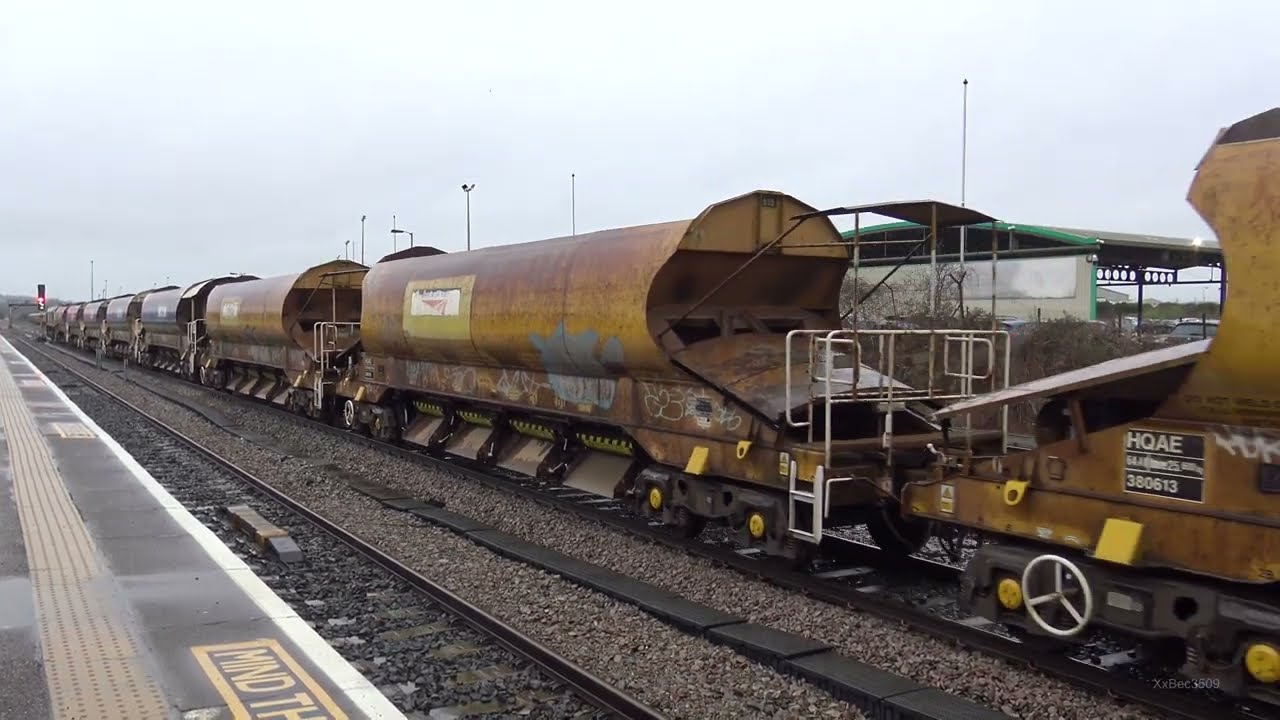 66547 66538 Top and Tail 6Y60 Avonmouth to WestburyYard departs as 0Y60 150126