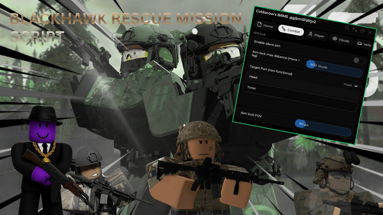 Blackhawk Rescue Mission Script | AIMBOT, ESP, AUTO KILL, VEHICLE MODS & MORE! (NEW UPDATE 2025)